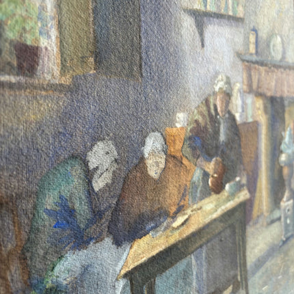 Refined Figurative Oil Painting "Elderly Man" Detailed Artwork Holland Art Shop