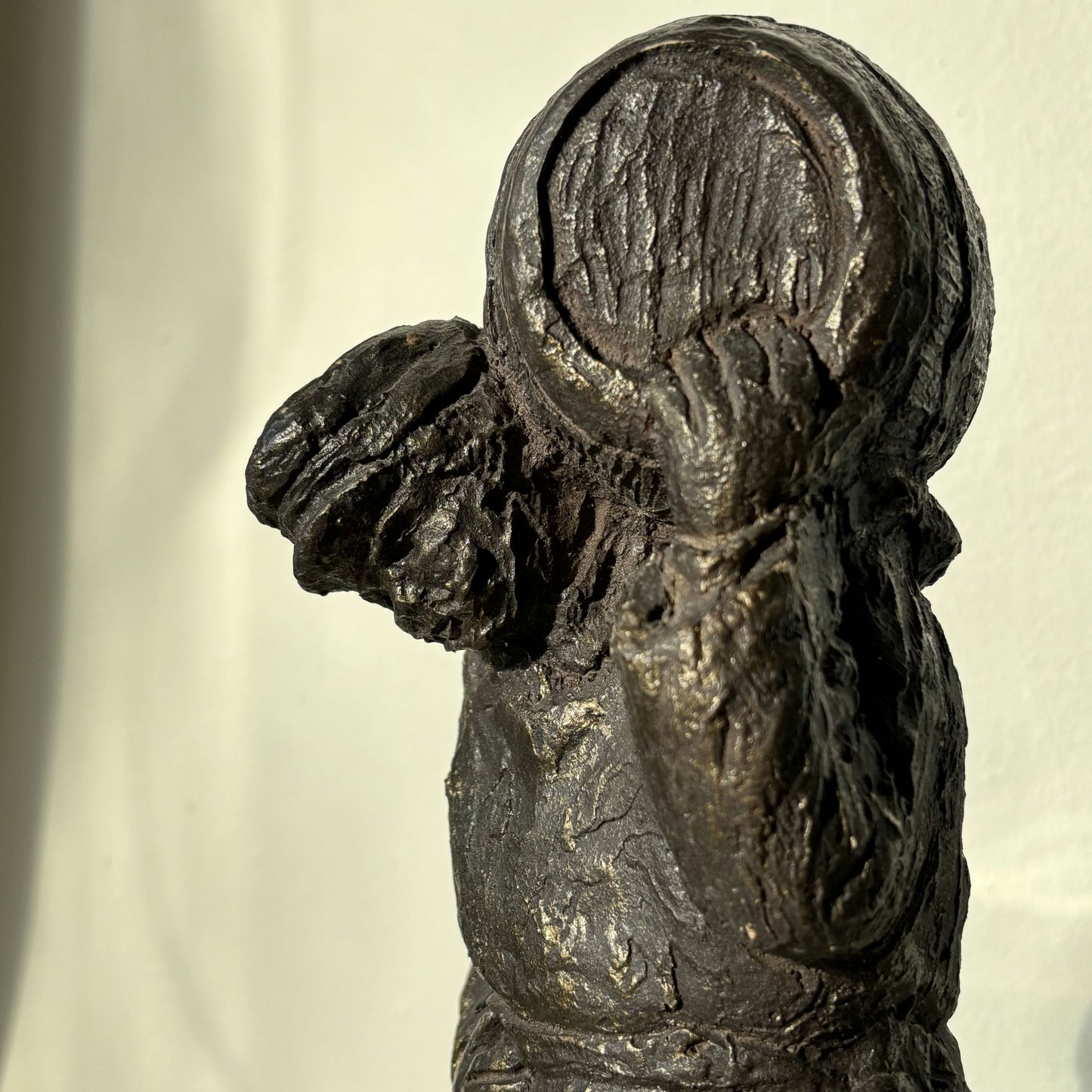 Wonderful Portrait Sculpture "Barrel Carrier" Antique Small Artwork