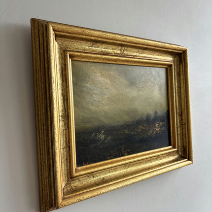 Timeless Landscape Oil Painting "Gilded Frame" Expressive Dutch  Artwork Holland Art Shop