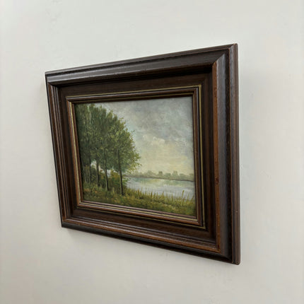 Vintage Landscape Oil Painting "Grouped Trees" Classic Artwork Holland Art Shop