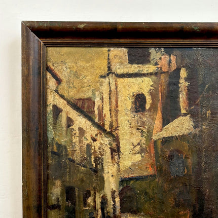 Timeless Cityscape Oil Painting "Framed Painting" Detailed Belgique Art Holland Art Shop