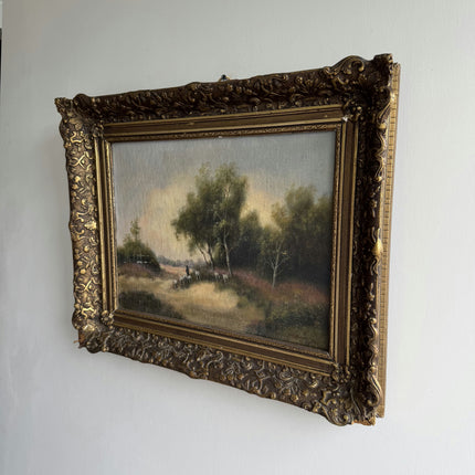 Detailed Landscape Oil Painting "Gilded Frame" Classic Art Holland Art Shop