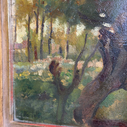 Auguste Pointelin (1839–1933) French Woodland Landscape Antique Oil Painting Holland Art Shop
