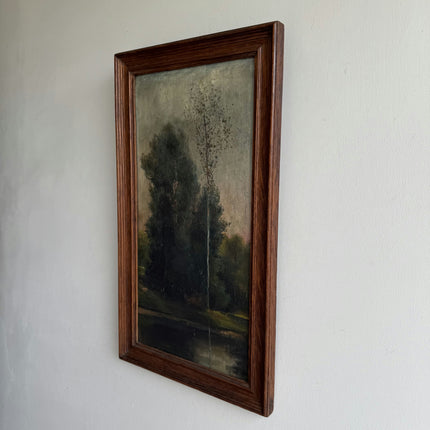 Rustic Landscape Oil Painting "Tall Tree" Classic Artwork Holland Art Shop