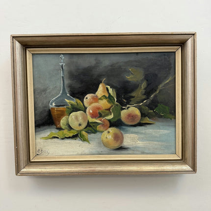 Elegant Still Life Oil Painting "Cracked Paint" Classic Small Artwork Holland Art Shop