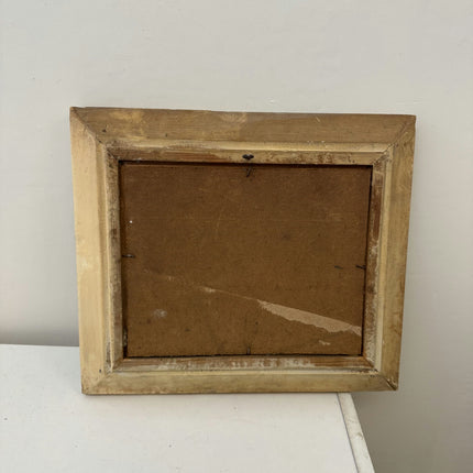 Vintage Landscape Oil Painting "Gilded Frame" Expressive Small Artwork Holland Art Shop