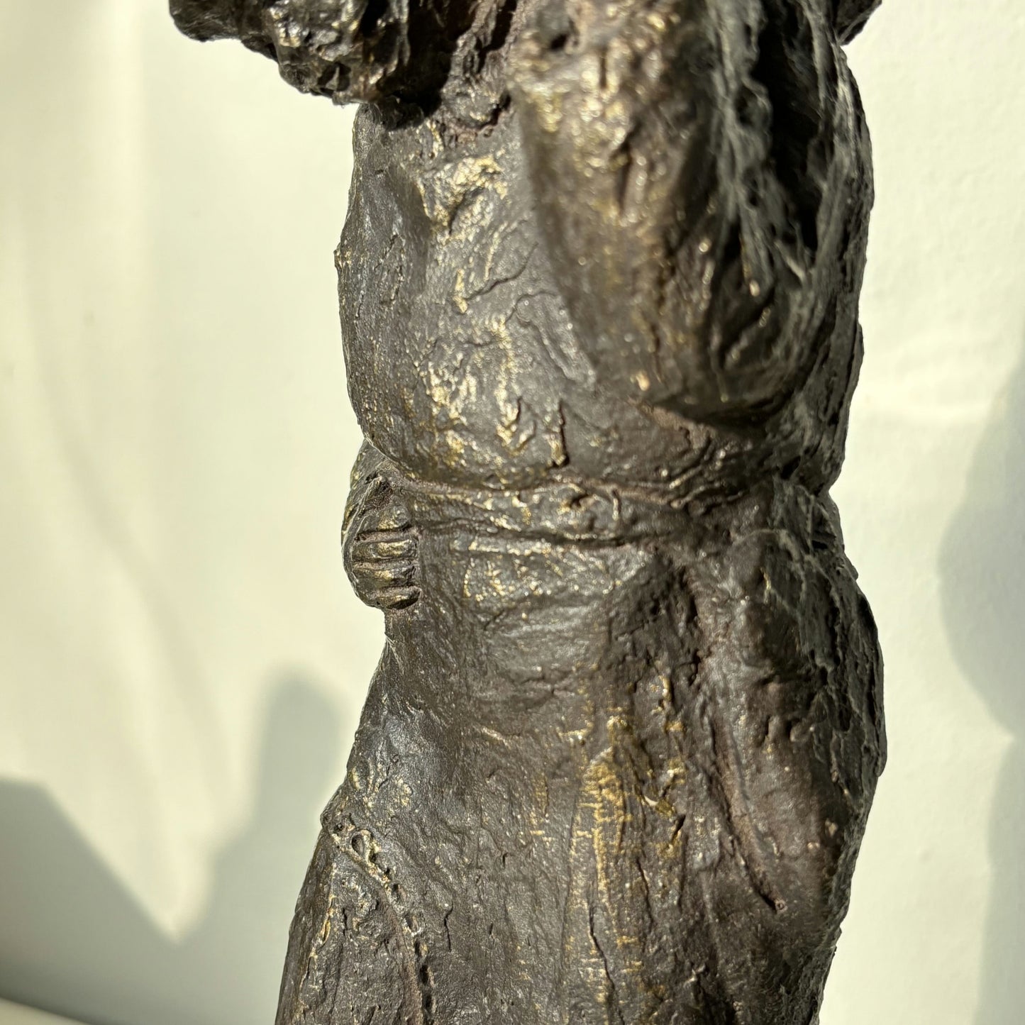 Wonderful Portrait Sculpture "Barrel Carrier" Antique Small Artwork