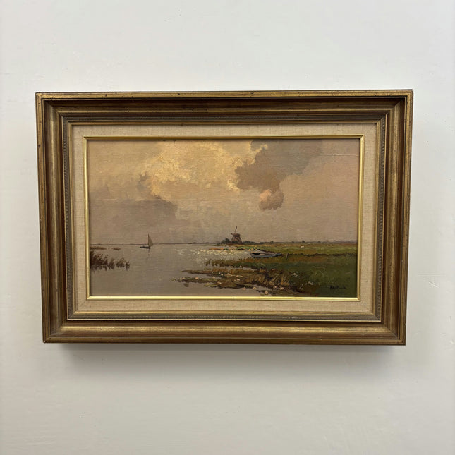 Classic Seascape Oil Painting "Sailing Boat" Elegant Artwork Holland Art Shop