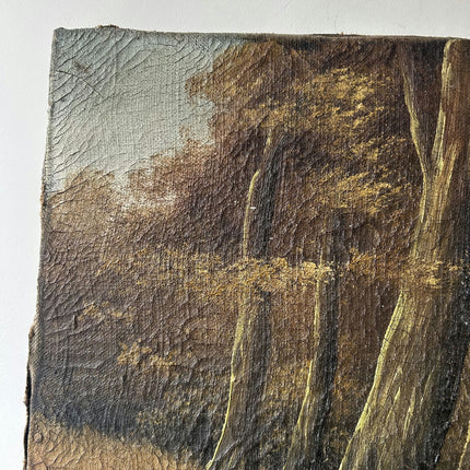 Timeless Landscape Oil Painting "Forest Stream" Original Art Holland Art Shop