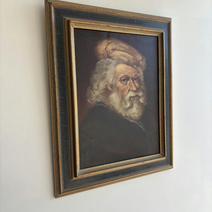 Authentic Portrait Oil Painting "Bearded Elder" Timeless Art Holland Art Shop