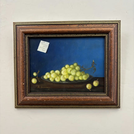 Authentic Still Life Oil Painting "Wooden Frame" Traditional Small Artwork Holland Art Shop