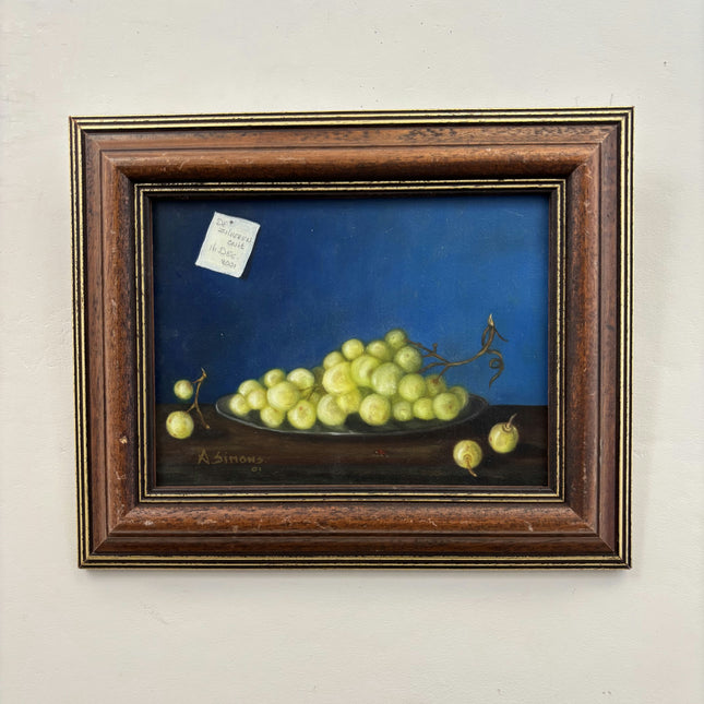 Authentic Still Life Oil Painting "Wooden Frame" Traditional Small Artwork Holland Art Shop