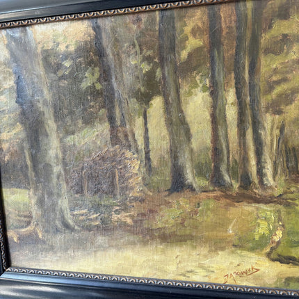 19th Century Antique Landscape Oil Painting "Framed Painting" Art Holland Art Shop