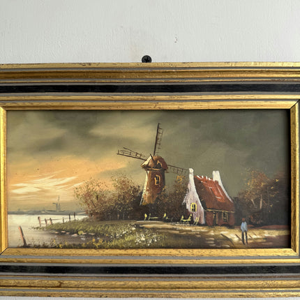 Detailed Landscape Oil Painting "Framed Painting" Elegant Small Artwork Holland Art Shop