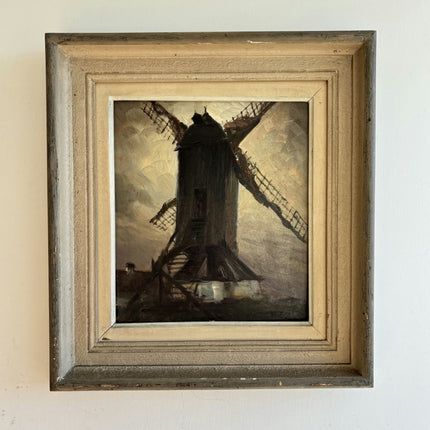 Rustic Landscape Oil Painting "Old Windmill" Classic Art Holland Art Shop
