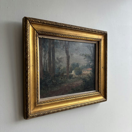 Classic Landscape Oil Painting "Gilded Frame" Timeless Small Art Holland Art Shop