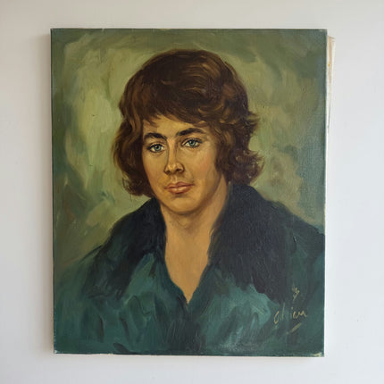 Rustic Portrait Oil Painting "Young Man" Timeless Art Holland Art Shop