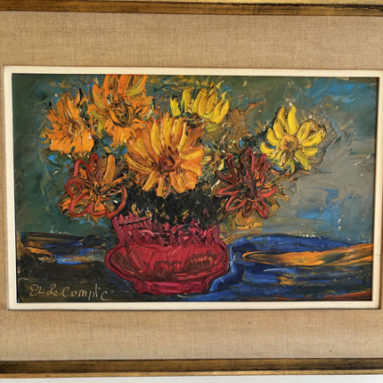 Authentic Floral Still Life Oil Painting "Sunflower Bouquet" Timeless Art Holland Art Shop