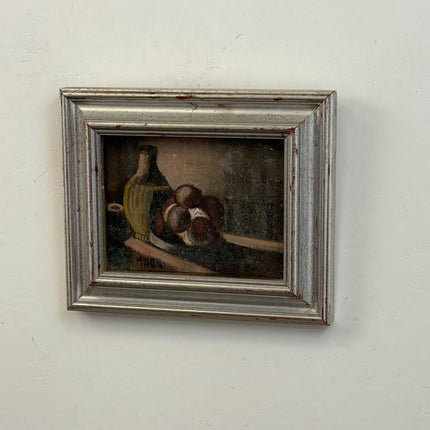 Handcrafted Still Life Oil Painting "Fruit Bowl" Detailed Small Art Holland Art Shop