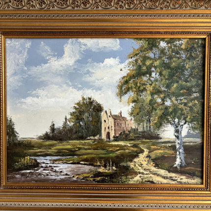 Classic Landscape Oil Painting "Gilded Frame" Original Artwork Holland Art Shop