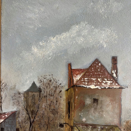 Elegant Winter Landscape Oil Painting "Gold Frame" Detailed Art Holland Art Shop