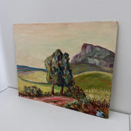 Authentic Landscape Oil Painting "Clustered Trees" Expressive Artwork Holland Art Shop