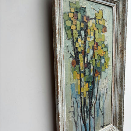 Handcrafted Landscape Oil Painting "Autumn Trees" Elegant Large Art Holland Art Shop