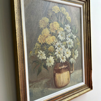 Detailed Floral Still Life Oil Painting "Flowering Vase" Large Artwork Holland Art Shop