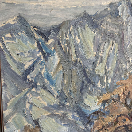 Classic Landscape Oil Painting "Snowy Mountains" Traditional Large Art Holland Art Shop