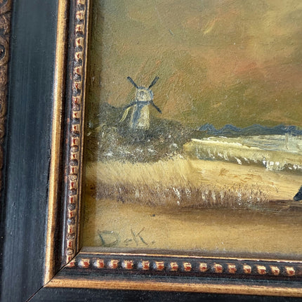 Figurative Oil Painting Scenery "Running Horse" Traditional Small Art Holland Art Shop