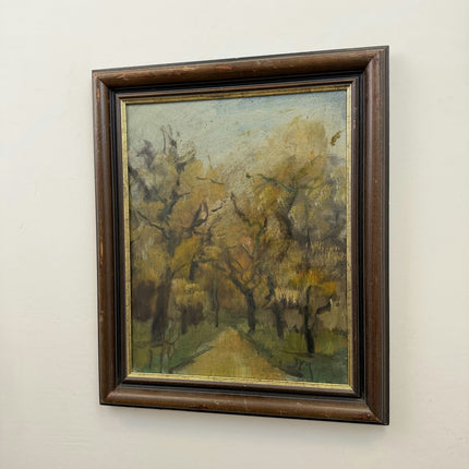 Rustic Landscape Oil Painting "Textured Surface" Original Artwork Holland Art Shop