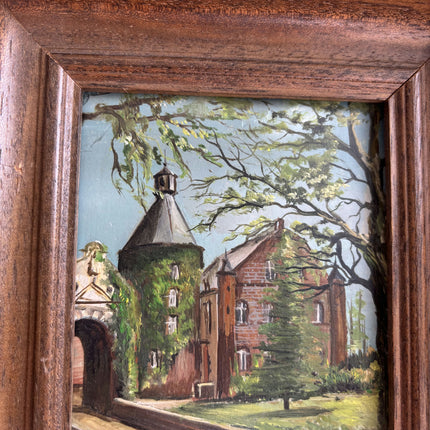 Authentic Cityscape Oil Painting "Framed Painting" Classic Small Art Holland Art Shop