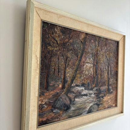 Classic Landscape Oil Painting "Autumn Trees" Expressive Artwork Holland Art Shop