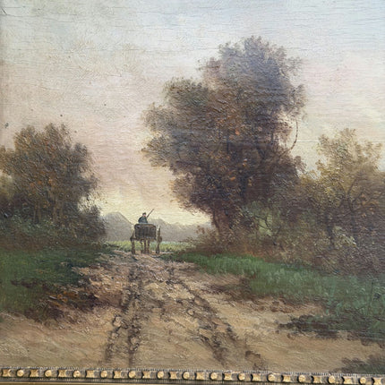 Elegant Landscape Oil Painting "Gilded Frame" Detailed Artwork Holland Art Shop