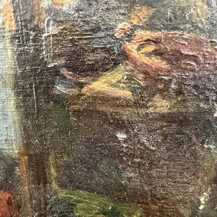 K Vercruysse Handcrafted Interior Oil Painting "Wooden Chair" Timeless Artwork Holland Art Shop