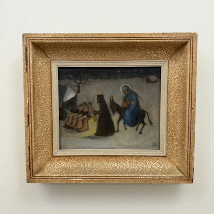 Classic Religious  Oil Painting "Woman Camel" Refined Artwork Holland Art Shop