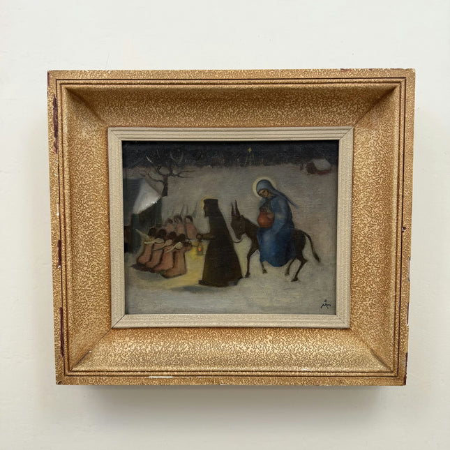 Classic Religious  Oil Painting "Woman Camel" Refined Artwork Holland Art Shop