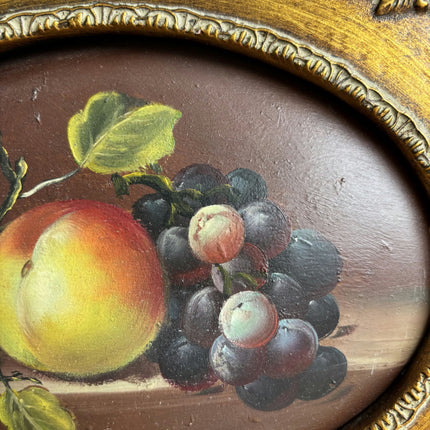 Vintage Still Life Oil Painting "Gilded Frame" Handcrafted Small Artwork Holland Art Shop