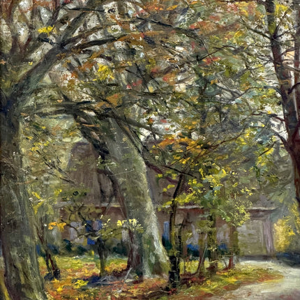 Traditional Landscape Oil Painting "Oak Tree" Authentic Artwork Holland Art Shop