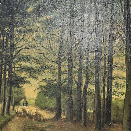 Timeless Landscape Oil Painting "Young Man" Authentic Artwork Holland Art Shop