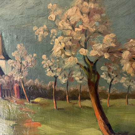 Timeless Landscape Oil Painting "Framed Painting" Handcrafted Small Art Holland Art Shop