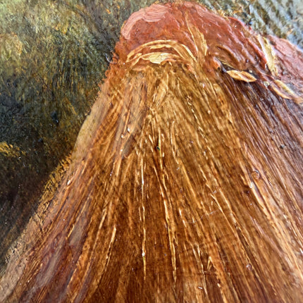 Detailed Farm Oil Painting "Thatched Cottage" Rustic Dutch Art Holland Art Shop