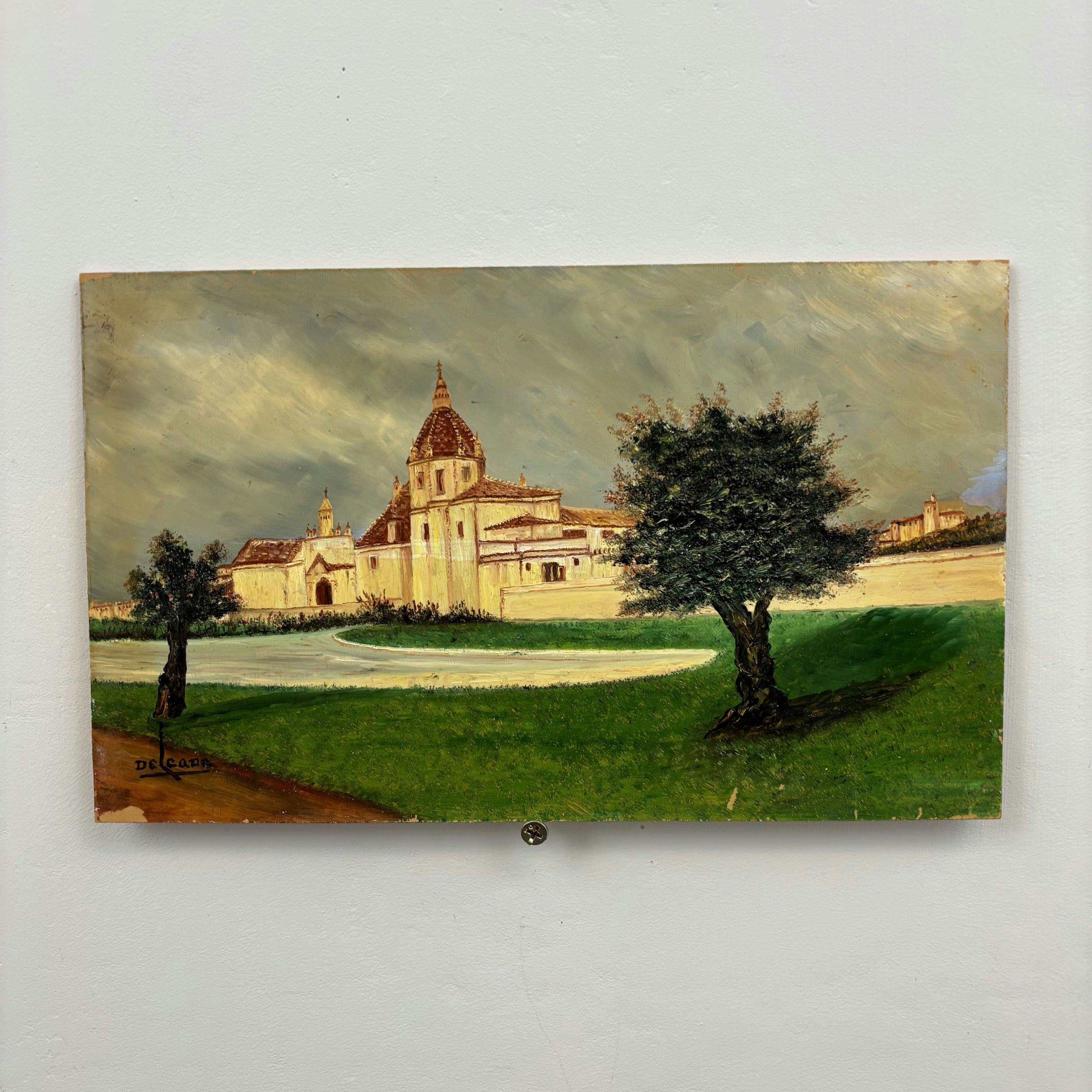 Expressive Cityscape Oil Painting 