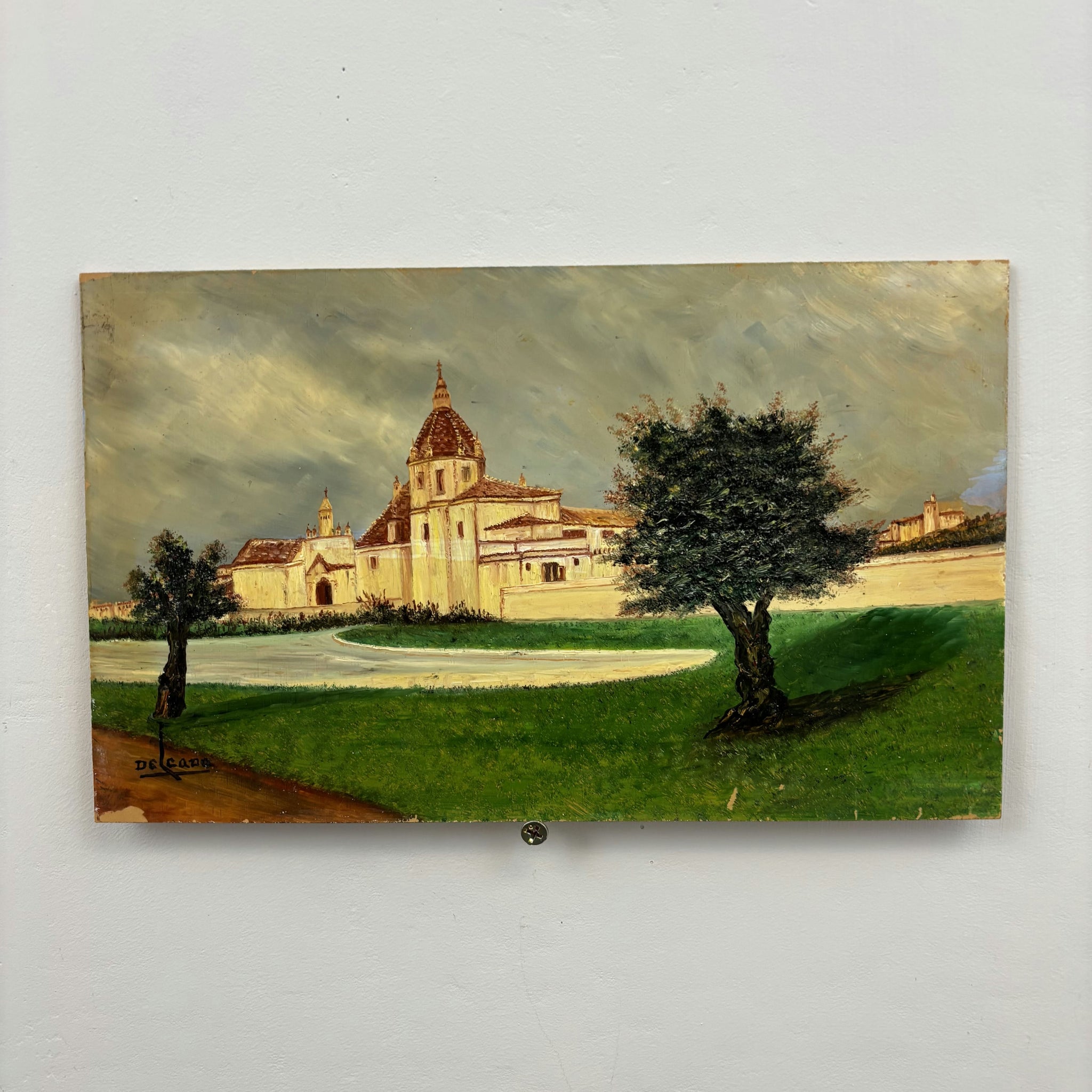 Expressive Cityscape Oil Painting 