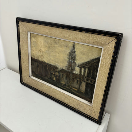 Handcrafted Cityscape Oil Painting "Framed Painting" Timeless Small Artwork Holland Art Shop