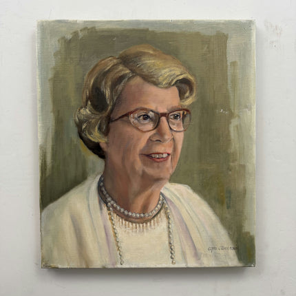 Rustic Portrait Oil Painting "Elderly Woman" Detailed Artwork Holland Art Shop