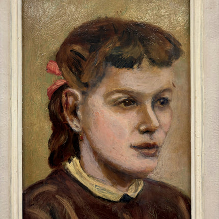 Classic Portrait Oil Painting "Young Girl" Refined Art Holland Art Shop