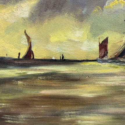 Classic Seascape Oil Painting "Sailing Boat" Expressive Art Holland Art Shop