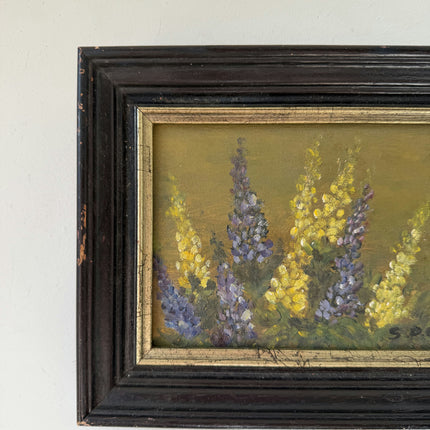Authentic Oil Painting Flowery Still Life "Flower Arrangement" Vintage Small Art Holland Art Shop