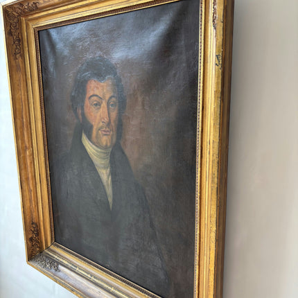 Detailed Portrait Oil Painting "Bearded Man" Traditional Large Artwork Holland Art Shop